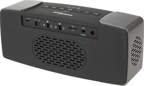 Wekkerradio met FM, aux-in, Bluetooth 4.2, temperatuur, alarm, klok - 6W 2200 mAh GreenBlue GB200
