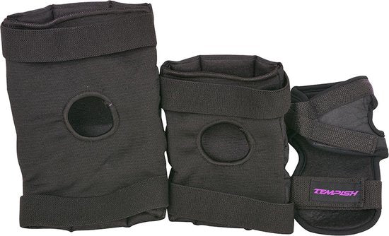 Tempish – Taky – Skate Protection – 3-pack – Adults – Pink – Complete Set for Skating – Size L