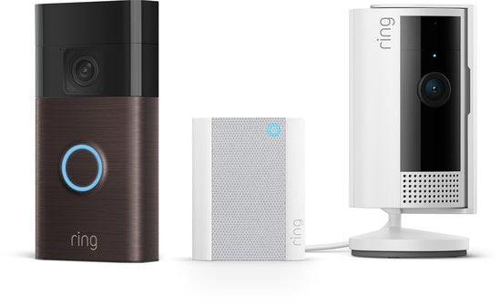 Ring Battery Video Doorbell Bundel – met Chime en binnencamera, Alexa – foto 1 van 4