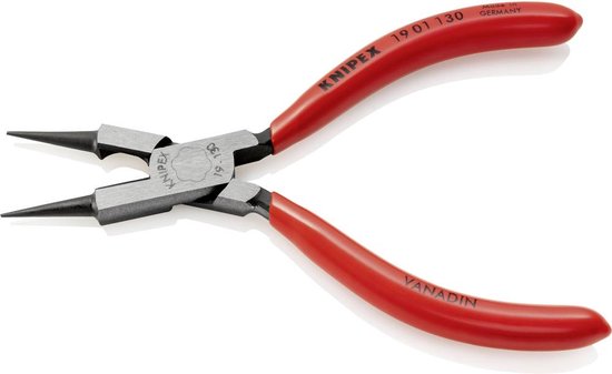 Knipex 19 01 130 Rondbektang – voor sieraden en elektronica, recht – foto 4 van 4