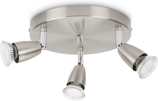 Prolight Plafondspots – 3× GU10 LED, Ø 19,6 cm
