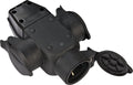 Brennenstuhl Triple Coupling 14.5 x 12 cm Rubber Black