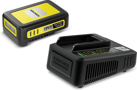 Kärcher Starter Kit 18 V gereedschapsaccu en lader – 2,5 Ah, lithium-ion – foto 1 van 4