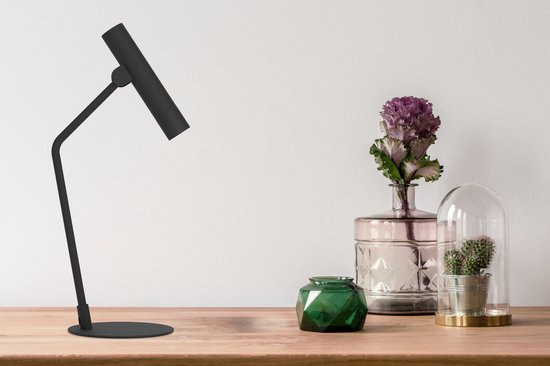 EGLO Almudaina Table Lamp - Desk Lamp - LED - 49.5 cm - Black - Steel