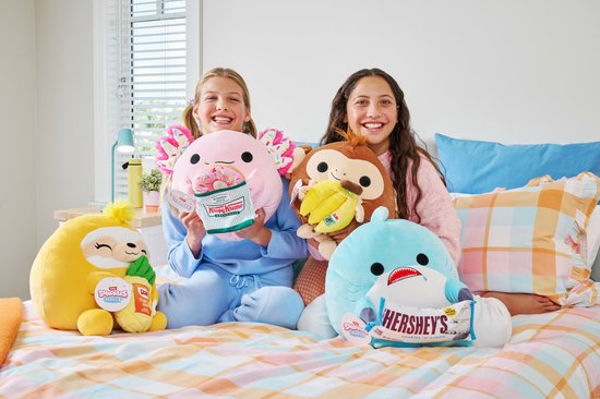 Snackles Garnaal Lily met Pringles knuffel – 38 cm, pluche – foto 3 van 4