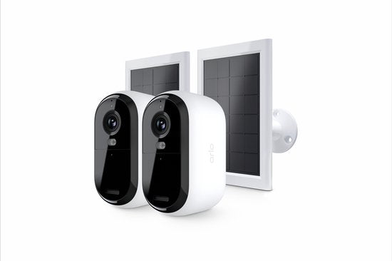 Arlo Essential 2K Beveiligingscamera set van 2 – draadloos, met zonnepaneel – foto 2 van 4