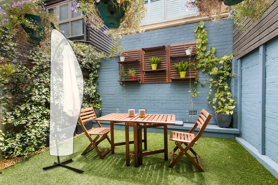 Kinzo Garden Parasolhoes voor hangparasol – 265 × 70 cm, polyester – foto 3 van 4