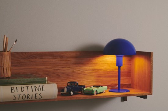 Nordlux Ellen Mini tafellamp – 1× E14, blauw metaal – foto 4 van 4
