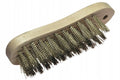 VIOOLBORSTEL. MESSING. 5 RIJEN