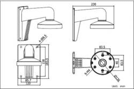HIKVISION DS-1273ZJ-135 Wall holder