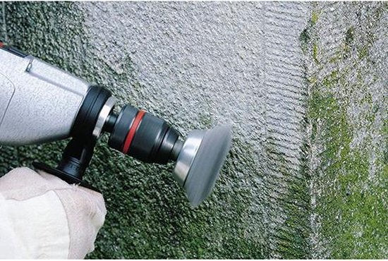 Wolfcraft Komborstel gevlochten – RVS, 6 mm schacht – foto 2 van 4