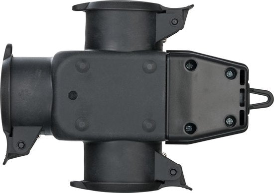 Brennenstuhl Triple Coupling 14.5 x 12 cm Rubber Black