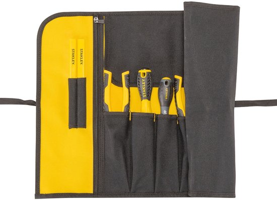 Stanley Gereedschapskoffer 1-93-601 – zwart nylon, 12 compartimenten – foto 1 van 4