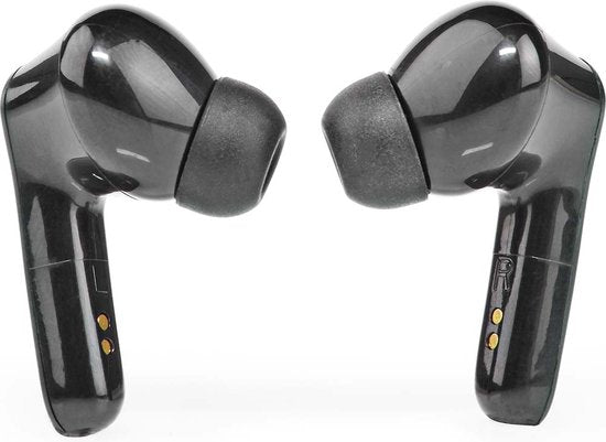 Nedis Volledig Draadloze Oordopjes - Bluetooth - Batterij 1 werkingstijd standaard verbruik: 300 min - Aanraakbediening - Charging case - Ingebouwde microfoon - Ondersteuning voor spraakbestu