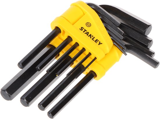 Stanley Stiftsleutelset 10-delig – 1,5–10 mm, chroom-vanadiumstaal – foto 1 van 4
