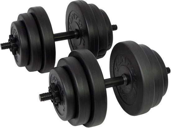 Tunturi Halterset – 2 dumbbells, totaal 28 kg