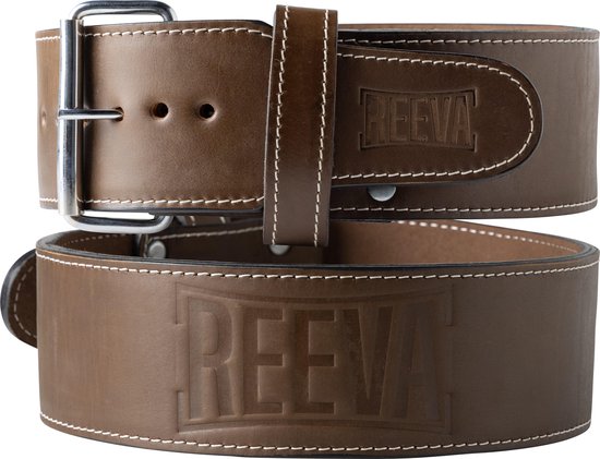 Reeva Powerlift Riem XL – lederen gewichthefriem, bruin – foto 1 van 4