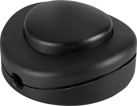 Scanpart foot switch for lamp cord - Black - Floor switch - Cord switch