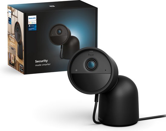 Philips Hue Secure desktop beveiligingscamera – voor binnen en buiten, IP65 – foto 1 van 4