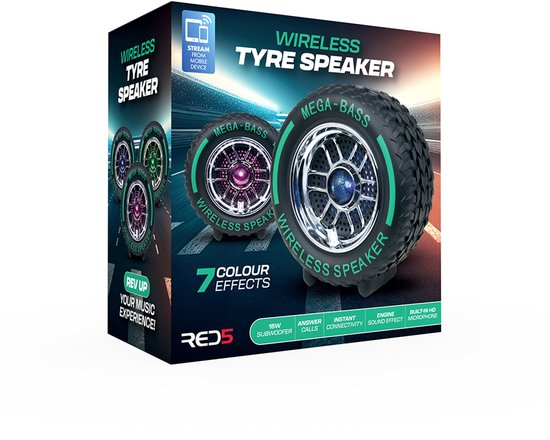 RED5 tech Bluetooth speaker – bandvormig ontwerp, 8 uur speeltijd – foto 4 van 4