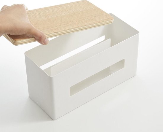 Yamazaki Tissuebox Dubbelzijdig - Rin - Beige