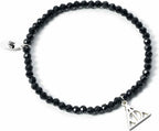 The Carat Shop Harry Potter Armband Deathly Hallows – onyx, zilveren bedel – foto 1 van 2