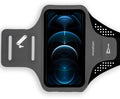 imoshion Hardloop telefoonhouder - Hardloopband - Universele Sportarmband - Ruimte voor pasje en sleutel - Van 5 t/m 6.1 inch - Zwart