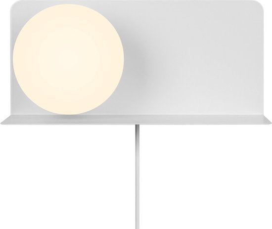 Nordlux Lilibeth Wandlamp – 1× E14, wit – foto 1 van 4