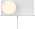 Nordlux Lilibeth wall lamp-E14-opal glass-white