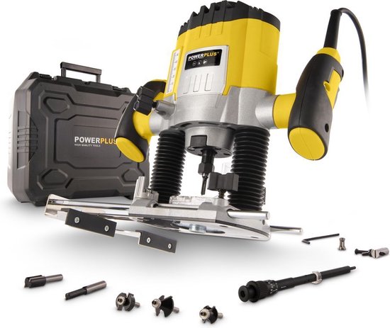 Powerplus POWX0910 Bovenfrees – 1200 W, 35 mm freesdiepte – foto 1 van 4