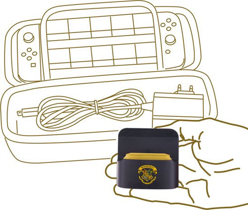 Freaks and Geeks Harry Potter - Docking Station Duo - Geschikt voor Nintendo Switch - Black Hogwarts