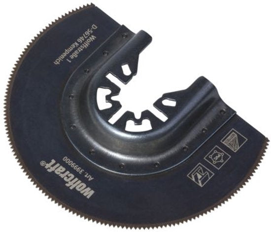 wolfcraft - Segmentzaagblad "PRO" BiM, universele centreerhals - 3999000