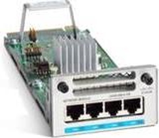 Cisco C9300-NM-4G= netwerkmodule – 4× Gigabit Ethernet, voor Catalyst 9300 – foto 1 van 2