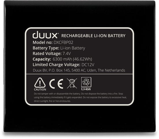 Duux Whisper Flex dock en accu – 6300 mAh, tot 12 uur gebruik – foto 1 van 4