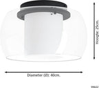 EGLO Briaglia-C Plafonnière – LED 24,8 W, Ø 40 cm – foto 4 van 4