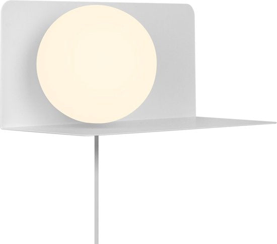 Nordlux Lilibeth Wandlamp – 1× E14, wit – foto 2 van 4
