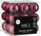 Mica Decorations Kerstballen set 27 stuks – Ø 8 cm, onbreekbaar – foto 1 van 2