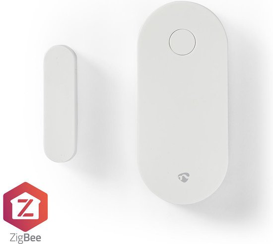 Nedis SmartLife Smart Door/Window Sensor - Zigbee 3.0 - Battery Powered - Android / IOS - White