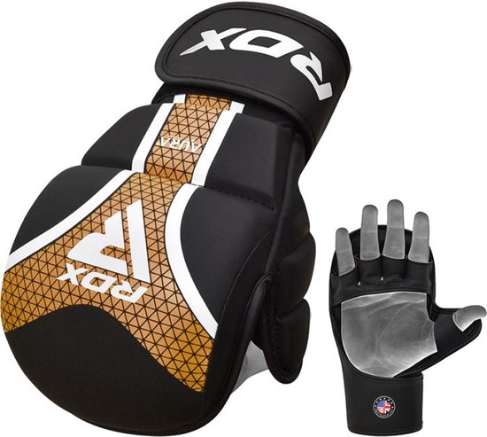RDX Sports Aura+ T-17 Shooter MMA-handschoenen – maat S, kunstleer – foto 1 van 4