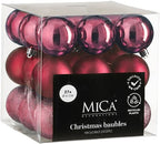 Mica Decorations Kerstballenset 27 stuks – Ø 6 cm, onbreekbaar – foto 1 van 2