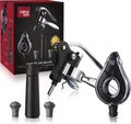Vacu Vin Wine Set Air Deluxe 5-delig – Complete Wijncadeauset – Kurkentrekker, Beluchter, Wine Saver en 2 Wijnstoppers