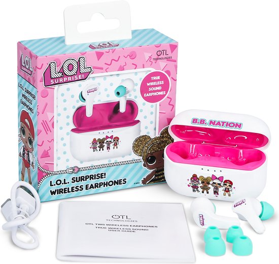 LOL Surprise LOL249 Draadloze oordopjes – Bluetooth 5.3, 8 uur gebruiksduur – foto 3 van 4