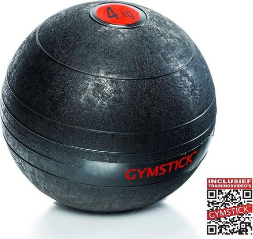 Gymstick Slam Ball 16 kg - Fitness bal - Crossfit Bal - Met Trainingsvideo's