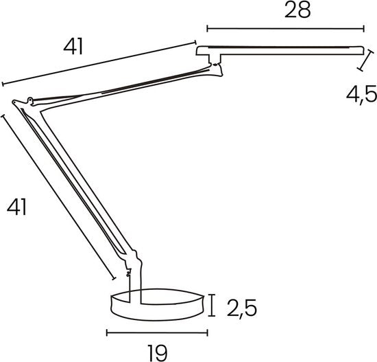Unilux Mamboled 2.0 LED desk lamp grey