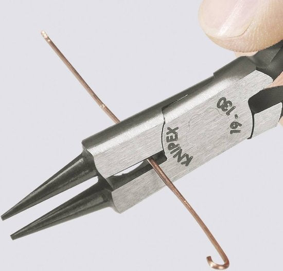 Knipex round-nosed pliers with cutting edge (jewelry bending pliers) - 190113...