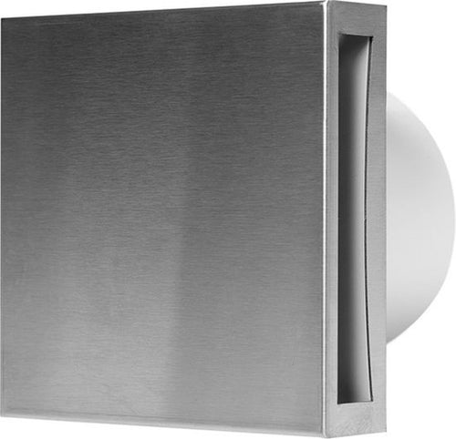 Bathroom fan diameter 100 mm stainless steel - design T100i
