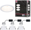 LED-inbouwlamp 3-Step-Dim Cole Coin Set van 3 IP44 rond 88 mm Coin 3x6W 3x470lm 230V dimbaar 2700K Wit