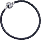 The Carat Shop Harry Potter lederen armband voor bedels – 20 cm, zwart leer – foto 1 van 2