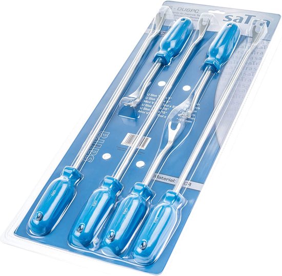 Clip verwijderaar set - Koevoet - 6 delig - Bekleding clip tangen set - SATRA