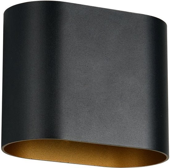 Trio Alani Wandlamp – 1× G9, up- en downlight, zwart-goud – foto 3 van 4